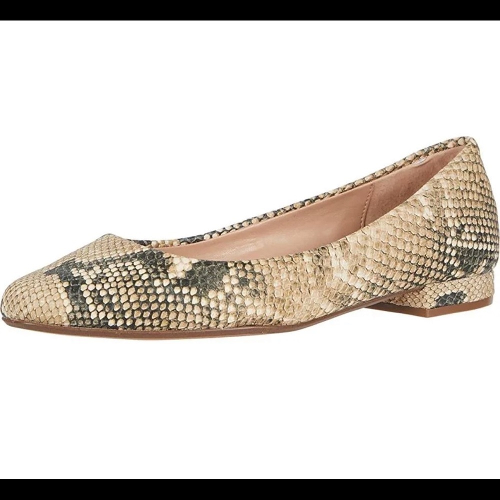 STEVEN By Steve Madden Banty Snake Print Ballet Flats
